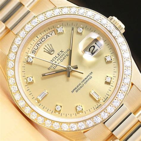 36mm rolex day-date presidential reference 18238 in 18k yellow gold|rolex 18238 price.